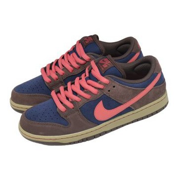 Nike 休閒鞋 SB Dunk Low Pro 男鞋 棕 粉紅 麂皮 滑板鞋 HQ1625-200