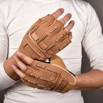 軍迷戶外半指手套男戰術摩托車騎行運動健身訓練作戰防滑耐磨透氣鑫弘-戶外運動