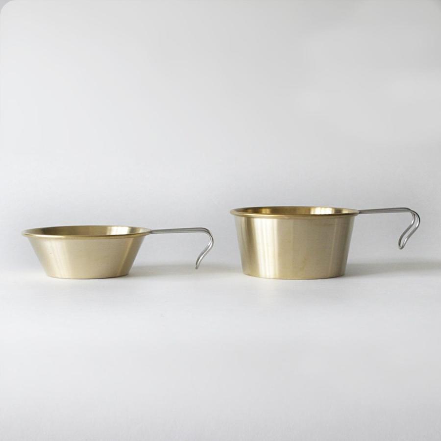 TSUBAME Sierra cup シェラカップ 300ml ゴールド 真鍮 直火 キャンプ 食器 皿 アウトドア バーベキュー