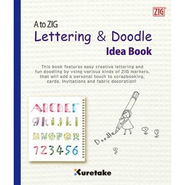 日本吳竹A to ZIG INTX105-801 字體塗鴉靈感書