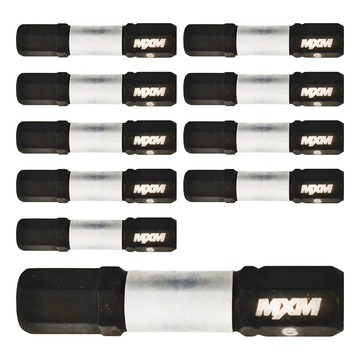 MXM TOOLS 抗衝擊單頭六角型起子頭 Set 10支 6.0X32mm 台灣製造 航空級合金鋼