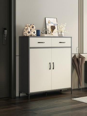 優樂悅~鞋柜家用門口小戶型入戶玄關柜2022新款爆款大容量樓道外簡易鞋架 鞋櫃 玄關 收納盒