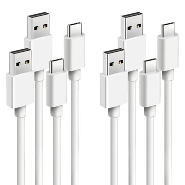 HONG JIN 宏晉 TYPE-C 5A快充線 USB-A-Type-C  2m  白色  4條