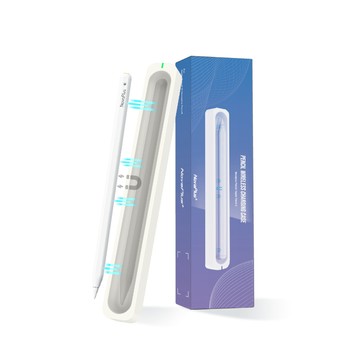 NovaPlus 支援Apple Pencil 2代+手寫筆磁吸充電--獨立充電座不用再偷iPad的電囉