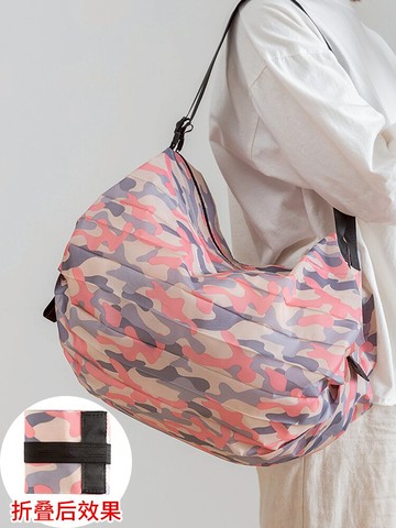 牛津布環保購物袋超市買菜包包女大容量可折疊便攜輕薄小帆布袋子