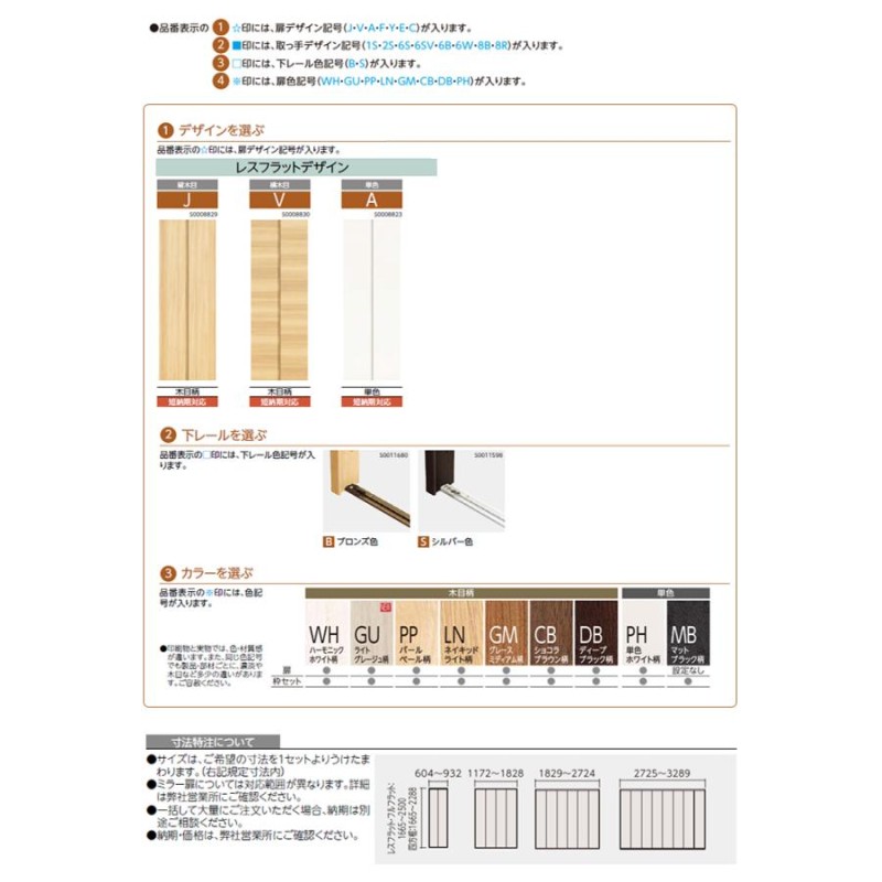 クローゼットドア 折れ戸 間口0.5間用 717mm 二枚建 高さ選択可 8尺/7尺 永大産業 クロゼット 三方枠 下レールあり |  LINEブランドカタログ