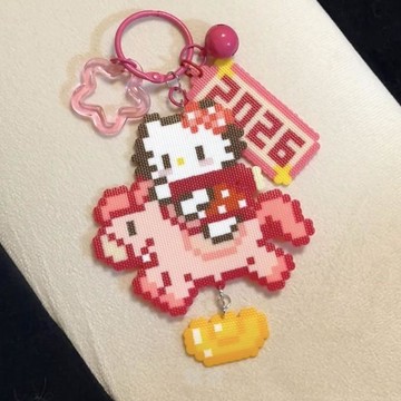 臺灣出貨💖2026書包kt像素卡通亞克力掛件包包鑰匙扣學生掛飾閨蜜禮物