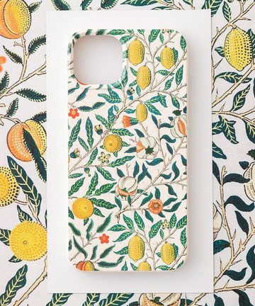 威廉莫里斯設計 iPhone 13 PBAT 生物可分解環保手機殼 石榴