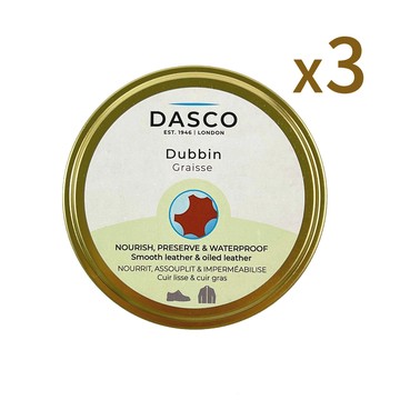 DASCO 英國 皮革防水保養油 3入