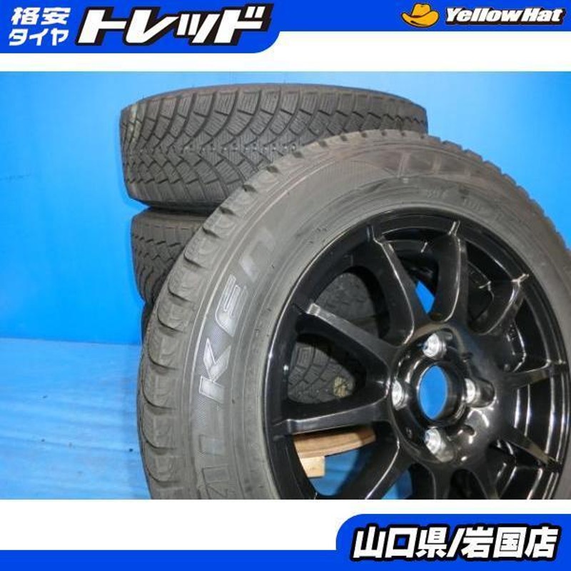 送料無料 中古 スタッドレス ファルケン エスピア W-ACE 175/65Ｒ14 82S ホイール A-TECH 4本 キューブ フィット  キューブキュービック | LINEブランドカタログ