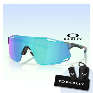 【Oakley】Cybr Dyno 運動太陽眼鏡(OO9513D-02 Prizm Sapphire 鏡片)