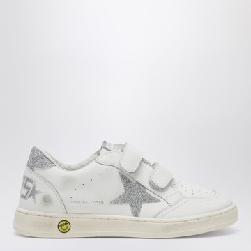 Ball Star sneakers in white/crystal