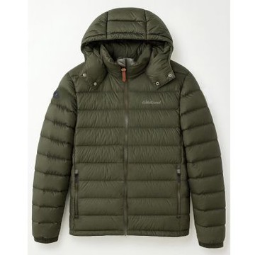 【WILDLAND荒野】男700FP可拆帽輕暖羽絨外套202能高綠