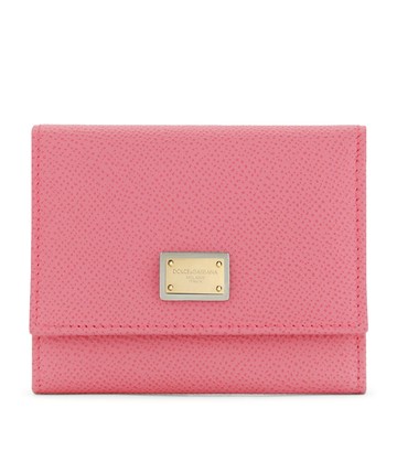 Dolce & Gabbana Leather Dauphine Flap Wallet