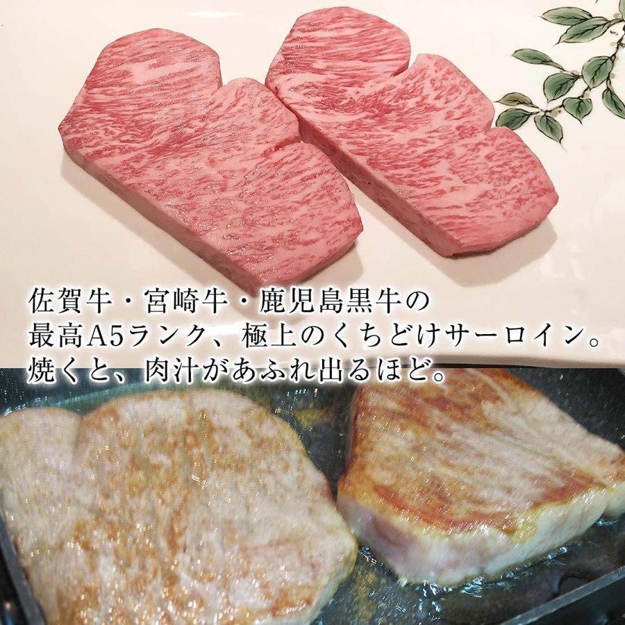 最高級 A5 サーロインステーキ 500g (250g×2枚) 宮崎牛 佐賀牛   父の日 ギフト 肉 食べ物 黒毛和牛 牛 サーロイン