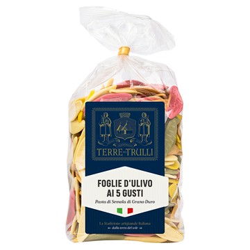 Terre dei Trulli 蔬菜5色義大利麵 義大利原產地  500g  1包