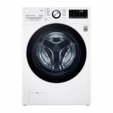LG 樂金 15公斤 蒸氣滾筒洗衣機(蒸洗脫烘)-冰磁白(WD-S15TBD)