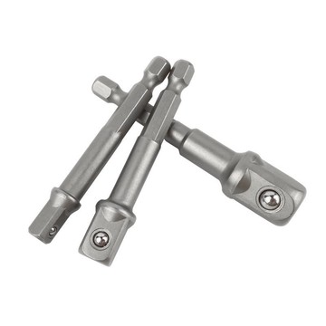 [24時熱賣]連接桿 轉換接桿六角柄轉四方接頭套筒連接桿電動扳手套筒頭連接轉換桿手電鑽接頭 DBMG