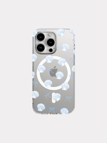 Pearl Shell Hard MagSafe Phone Case [Transparent]