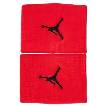 NIKE 耐吉 JORDAN 喬丹 DRI-FIT 單色腕帶 96% 尼龍  1SIZE  紅色  1組
