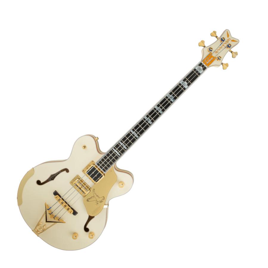 Gretsch Tom Petersson Signature 4-String Bass Aged White G6136B-TP