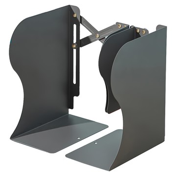 deLi 得力 伸縮鐵書架 78631  220 x 165 x 114mm  深灰色