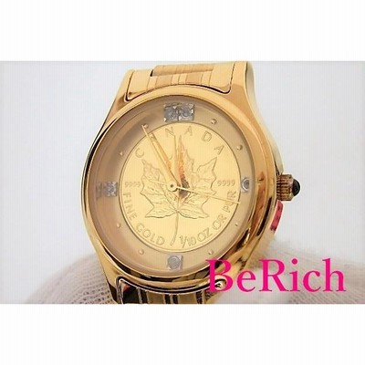 ELGIN 腕時計 メイプルリーフ金貨 エルジン ELGIN カナダ メイプル リーフ 金貨 コイン 1/10 oz
