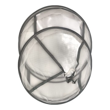 雙層吊掛曬衣網，封閉式拉鍊設計，粗網面料，多功能曬衣  大(61 x 30cm)  T-072  1個