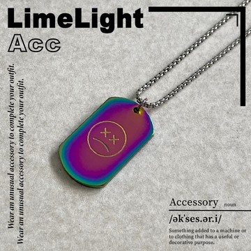 ☆LimeLight☆ 燒鈦色 不過敏 軍牌 笑臉 哭臉 雙面都可以戴 彩色軍牌 鈦鋼 飾品 項鍊 27