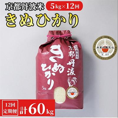 ふるさと納税 亀岡市 訳あり 京都丹波米 きぬひかり 5kg全12回