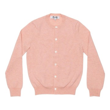 (WMNS) COMME des GARCONS PLAY Cardigan Pastel Series Sleeve Heart 'Pink'