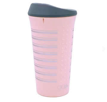 外帶咖啡更省錢【GoSili】 TOGO矽膠咖啡隨行杯 - 16oz 銀河粉 外出 出遊 矽膠環保杯 隨行杯 防漏杯蓋 時尚環保