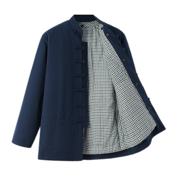 【巴黎精品】現貨+預購 新中式 唐裝漢服上衣-中國風純棉加厚保暖棉襖男外套6色a1bx78