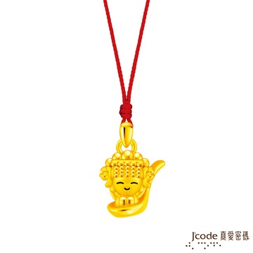J’code真愛密碼金飾 白沙屯 好命湯匙媽祖硬金墜子 送項鍊