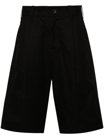 Herno - pleat-detail tailored shorts - men - Fabric - 50 - Black