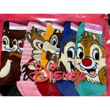 平井涼子*日本DISNEY 迪士尼 奇奇蒂蒂 女 23-25 短襪 福袋