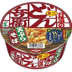 日清食品 どん兵衛 天ぷらそばミニ [東] 46G×12個