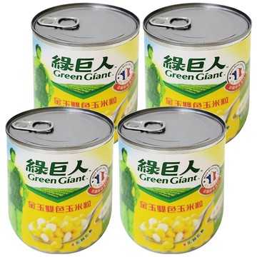Green Giant 綠巨人 金玉雙色玉米粒  340g  4罐