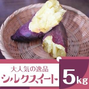 ふるさと納税 BZ-19 2023年度産まるで絹のようななめらかなさつまいも　シルクスイート　5kg 茨城県行方市