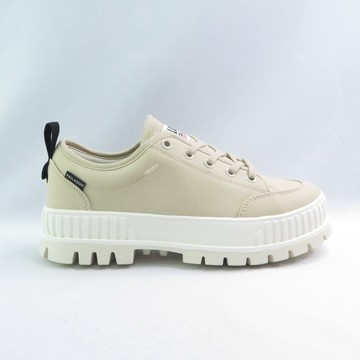 Palladium 74408217 PALLASHOCK LO OG WP+ 男女休閒鞋 防潑水 奶茶