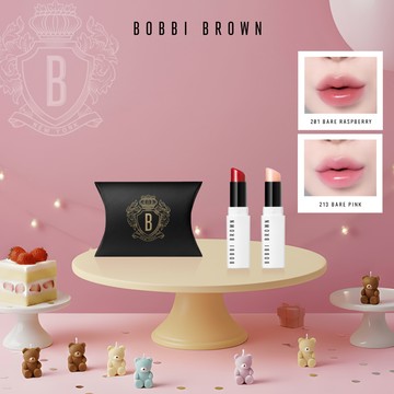 新版上市！熱銷護唇膏💖【Bobbi Brown】1+1 晶鑽修護潤色護唇膏 精巧版雙入組 女友 生日禮物