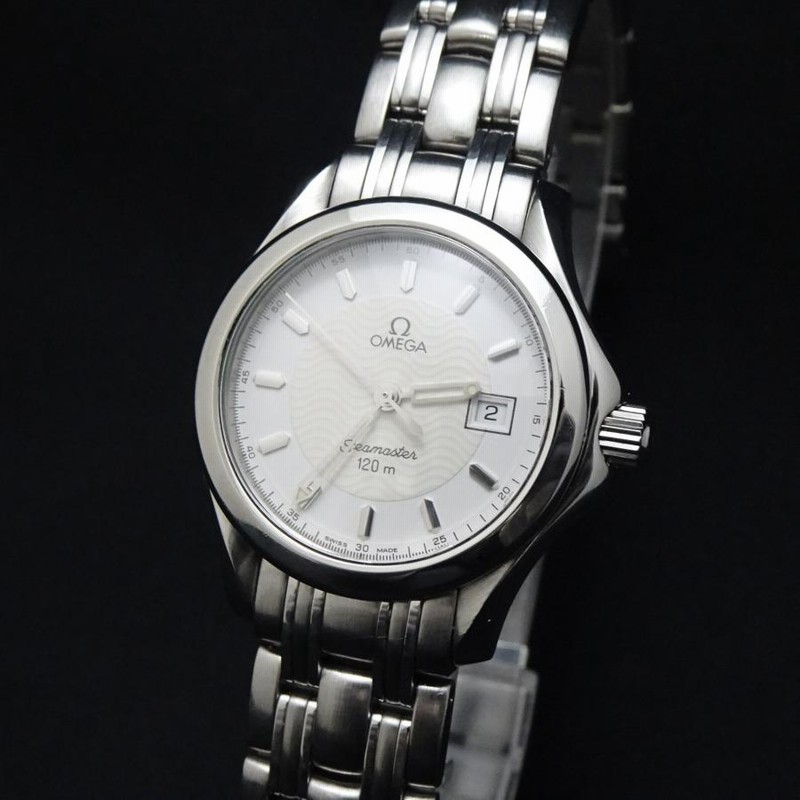 USED】OMEGA オメガ シーマスター 120m レディース 596.1501