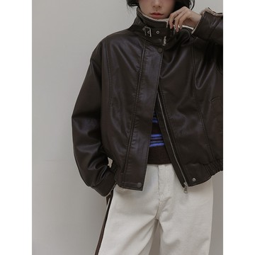 Codibook｜韓國 common unique 皮革外套 夾克［預購］女裝