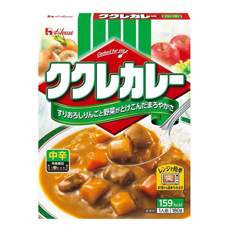 ハウス ククレカレー 中辛 180g ×10個