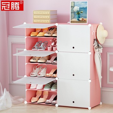 小型鞋架宿舍大學生寢室個人省空間防塵小號單人簡易多層收納鞋柜