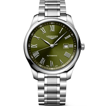 LONGINES Master 巨擘系列羅馬機械錶-42mm L2.893.4.09.6