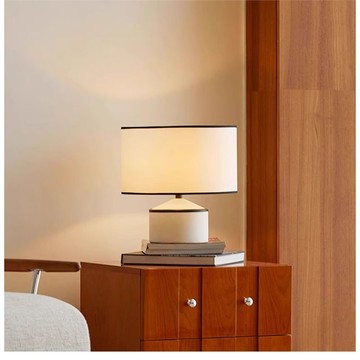 免運 附發票 超低價 工廠直銷 新款臺燈中古法式客廳臥室書房現代包豪斯設計師款小眾黑白氛圍燈 快速發貨