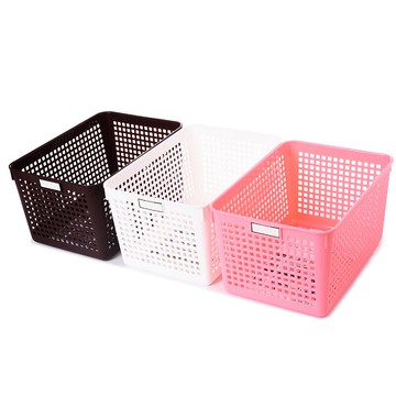 儲物籃桌面收納盒儲存箱置物框收納整理筐塑料筐收納籃子