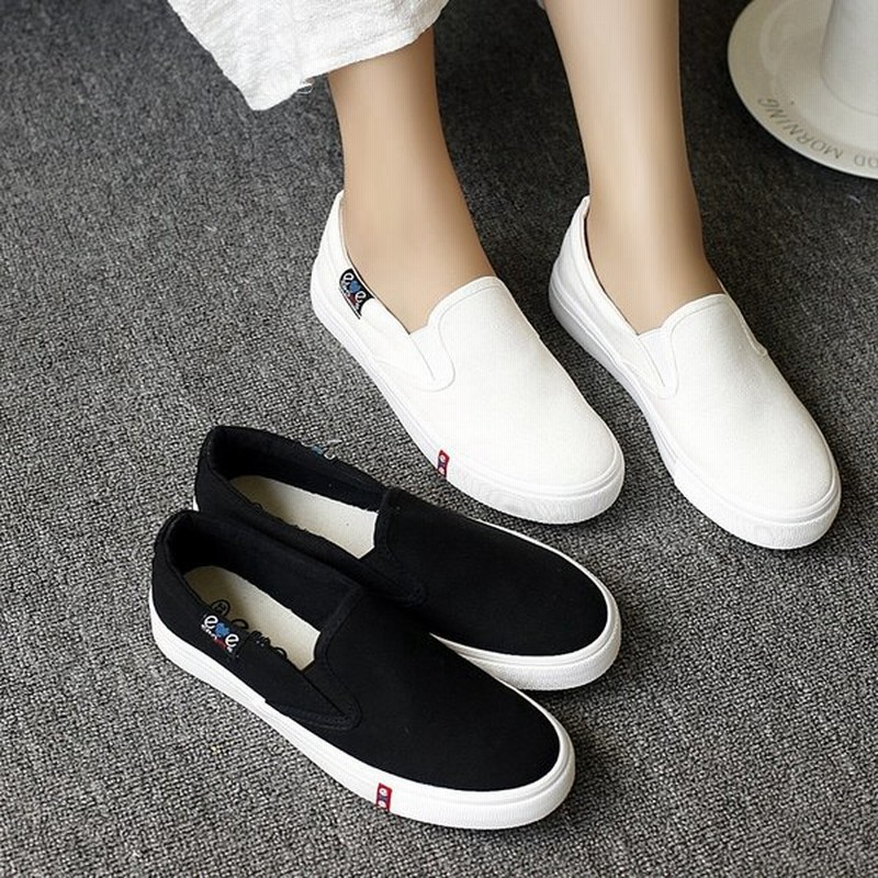厚底スニーカー韓国レディース ローファー スニーカー ヒール3cm厚底靴スニーカー キャンバス レディース ローカット フラット オシャレ セレブ白黒 通販 Lineポイント最大get Lineショッピング