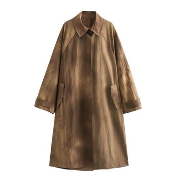 歐美風 2023秋季新款 女裝百搭寬松極簡主義風衣外套 8235055 523